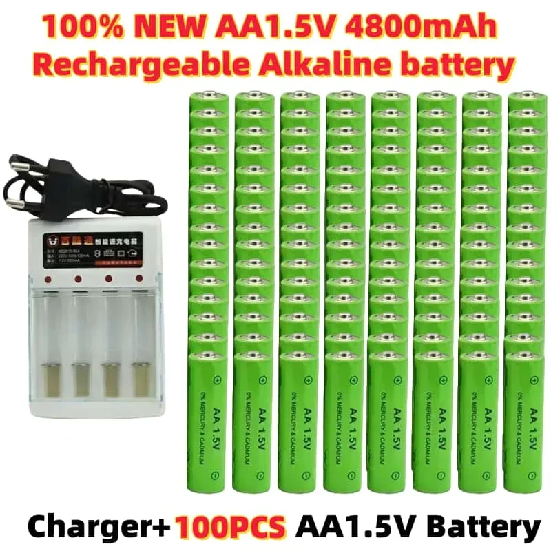 Test et Avis sur la Batterie AA1.5V 4800mAh pour Télécommande, Jouet et Alarme Fumée