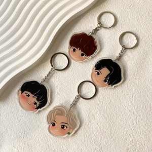 Yedi Çocuk Bandında Anahtar Dönem, kolye, kadınlar için dekoratif çanta, anahtarlıklar akrilik, süs, sevimli ve Korece'den yapılmıştır 8 en çok satan, anahtarlık akrilik bts-no. 5