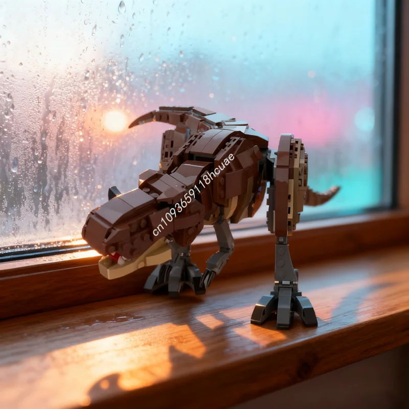 

542pcs MOC Tyrannosaurus Rex Minifigure Scale Model Building blocks Construction DIY idea Christmas gift Brick toys Birthday