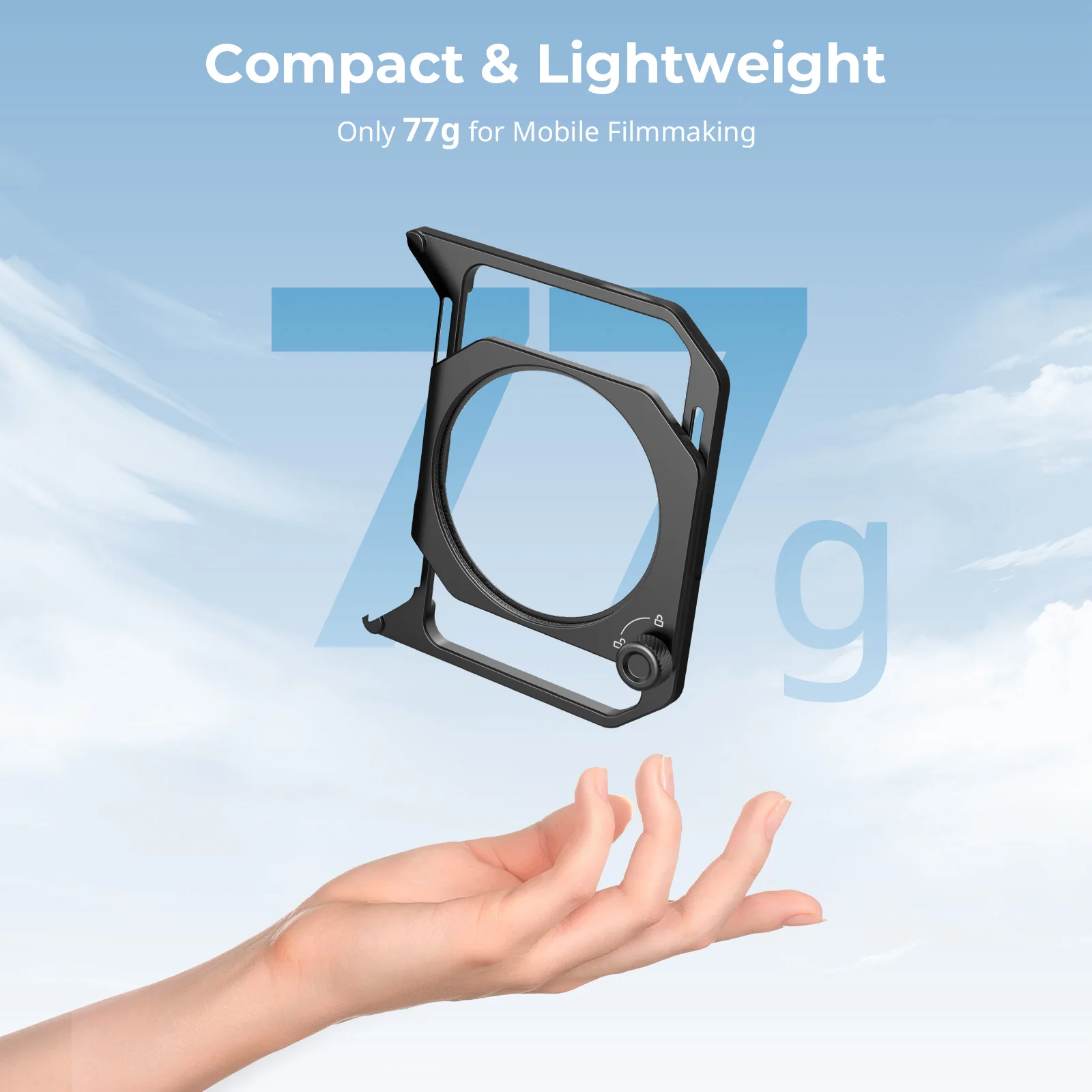 Adapter filtra gwintowanego SmallRig 67mm z osłoną do uniwersalnej klatki wideo 4299B do iPhone'ów, Samsungów i smartfonów z systemem Android 5277 — zdjęcie produktu 6