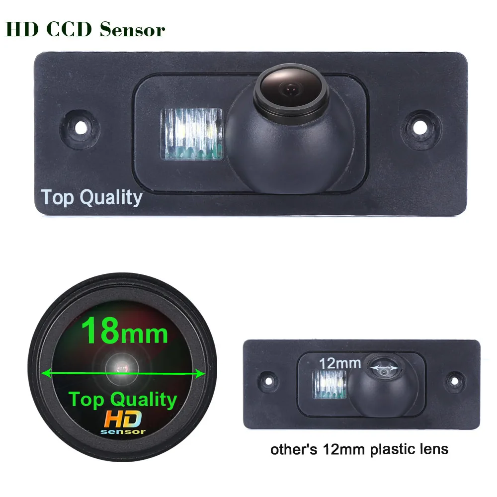 

1280*720 pixels 1000TV lines parking reverse camera for VW Passat Sharan Bora Skoda Scirocco Fabia Audi TT 8J 2007