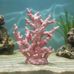 Decoración artificial rama oceánica resina acuario – Bajo mantenimiento
