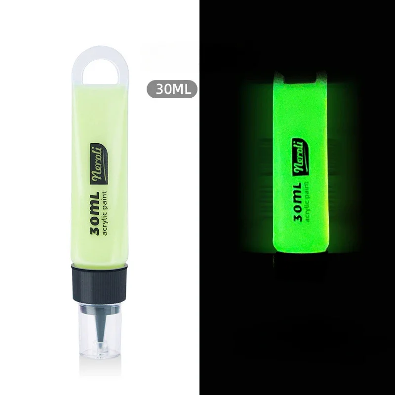 Imagem -05 - Canetas de Tinta Acrílica Glow in The Dark Roupas Pintadas à Mão Sapatos Palco Linhas Luminosas Pigmentos para Obras de Arte Festa 30 ml 60ml