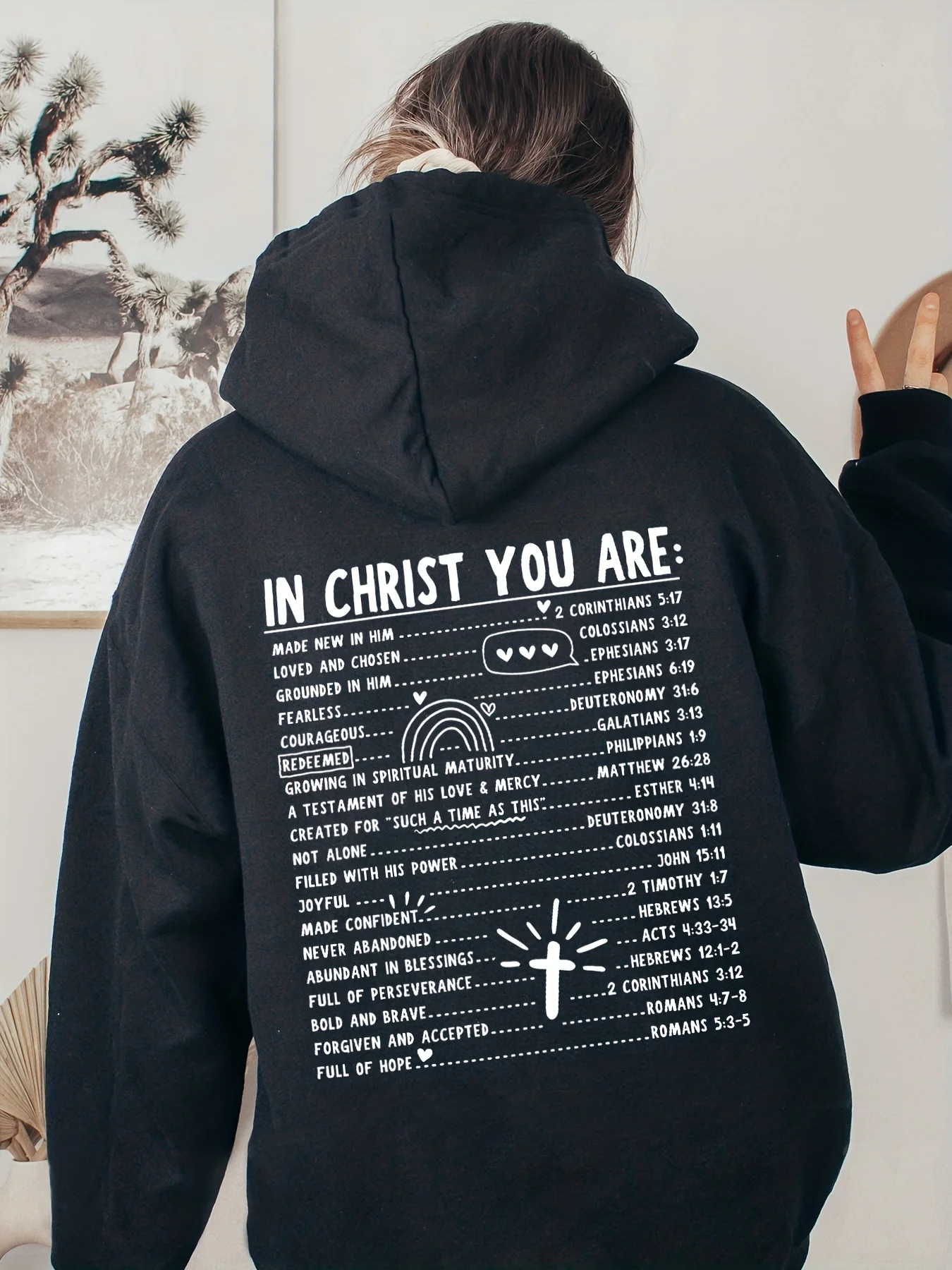 

Осенне-зимняя женская толстовка с карманом кенгуру и буквенным принтом, повседневная толстовка на шнурке, подходит для занятий спортом на открытом воздухе, S-4XL