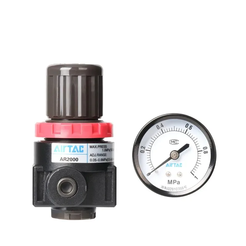 

Airtac SR200/AR/BR2000/SDR100/200-M506-08 gas source processor pressure regulating valve