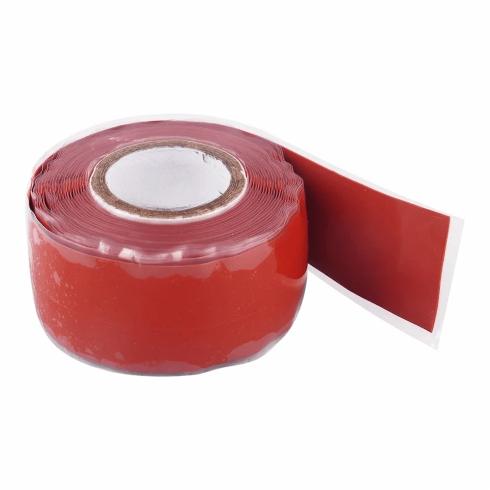 

Гибкая ремонтная лента 3 метра/10 футов, красная, ширина 25 мм, самоклеящаяся силиконовая лента, лента для удилищ