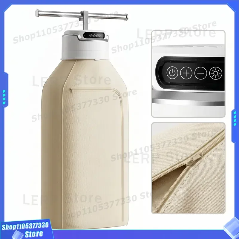 600W Portable Mini Electric Dryer Foldable Compact Travel Home Hotel Outdoor Energy Saving Semi-automatic Clothes Drying