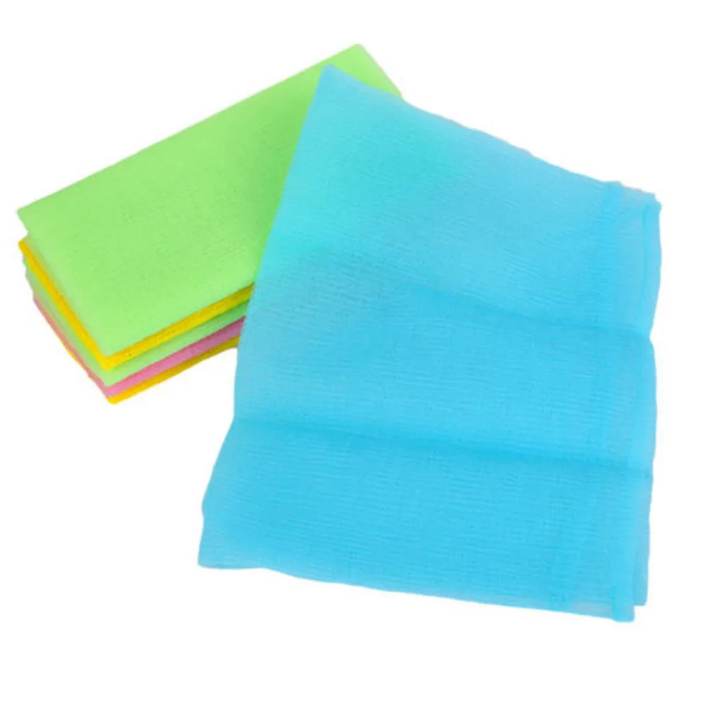 New Nylon Exfoliating Scrubbing Bath Shower Cloth Washing Towel Body Cleaning