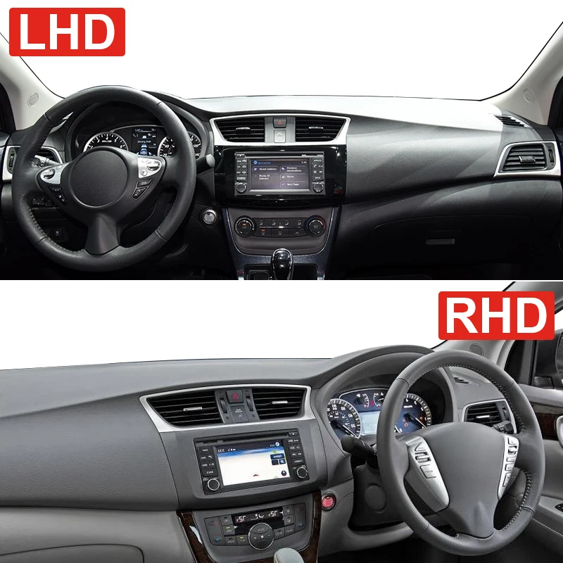 Car Dashboard Cover Dash Mat Sun Shade Non-slip Pad Accessories For Nissan Sentra B17 Sylphy 2013 2014 2015 2016 2017 2018 2019