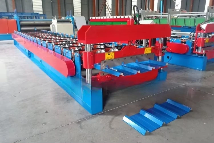 750 model aluminum roof sheet make roll fomring machine