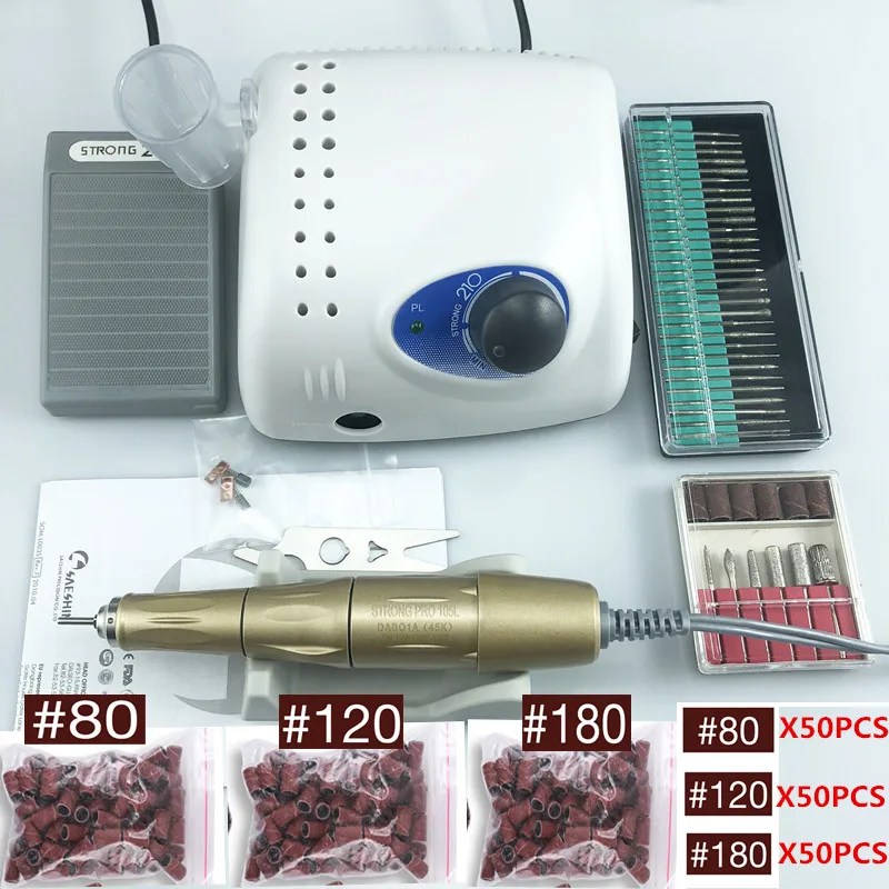 BTLAAOVE-Micromotor saeshin 45000 para laboratorio Dental, pieza de mano de alta velocidad para pulido, 210 rpm, 105 PRO, 210, 105L, CE