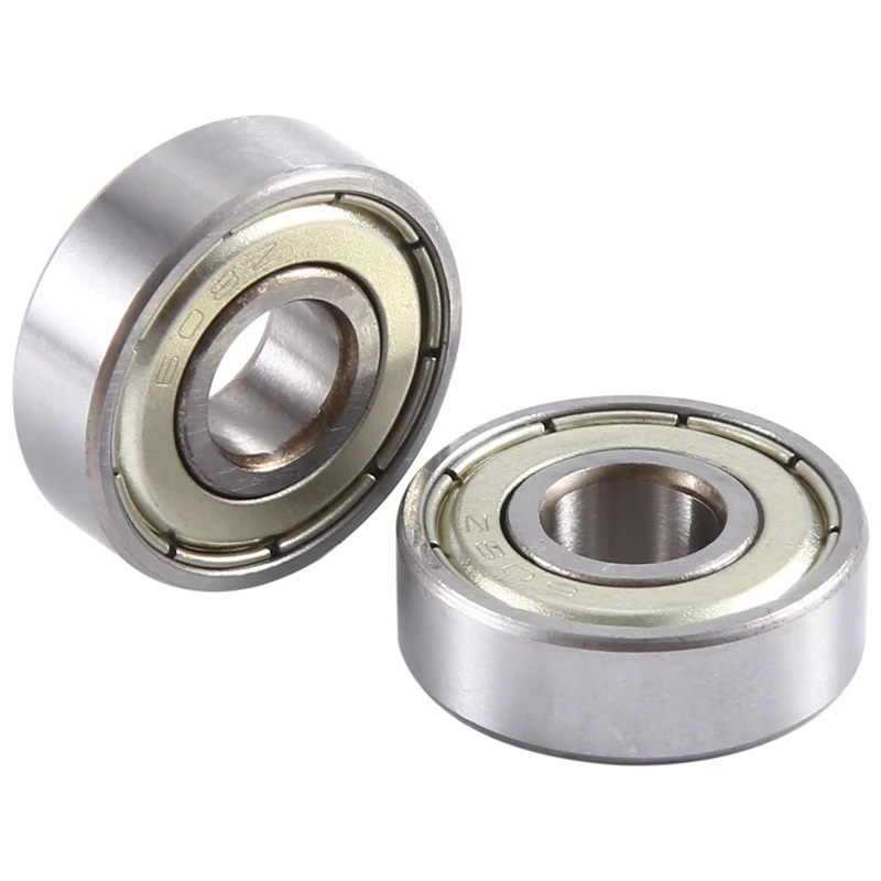 50PCS 608-ZZ Steel Bearing Metal Doubl Shielded Miniature Deep Groove Skateboard Ball Bearing(8 X 22 X 7Mm)