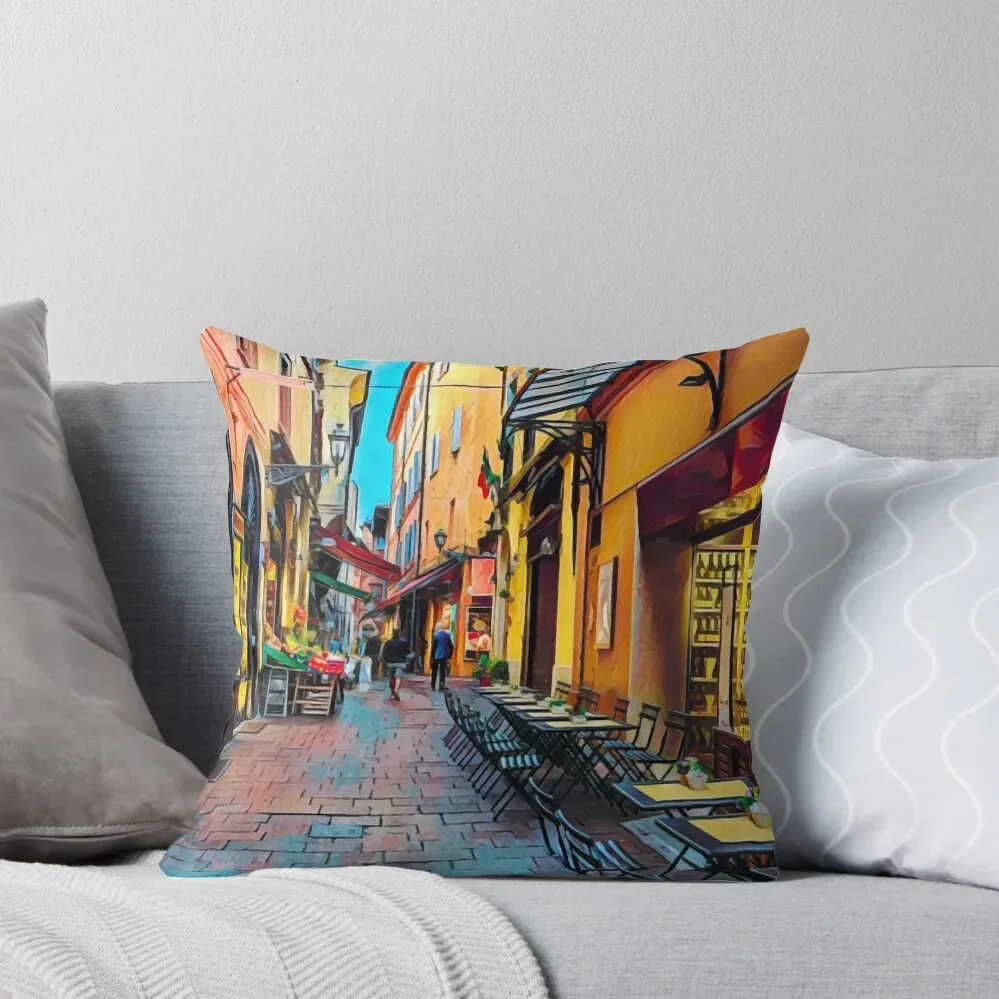 Streets of Bologna Throw Pillow Anime home decor items Embroidered Cushion Cover pillow