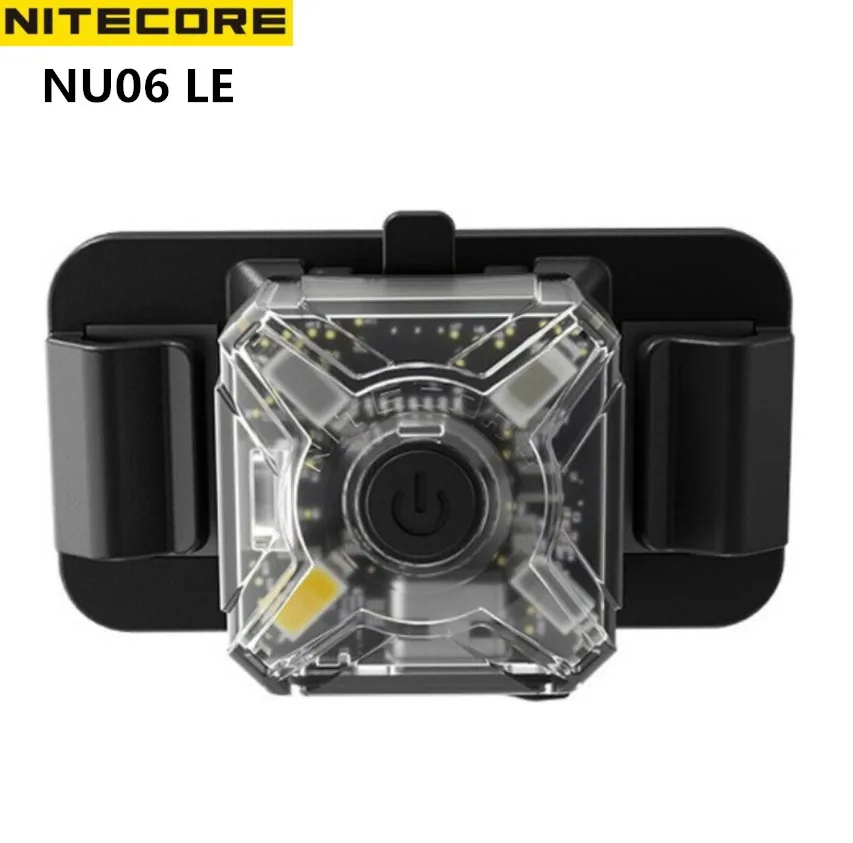 Nitecore-ハイパフォーマンスミリタリーヘッドランプ,新品,nu06および4,USB充電式,屋外ヘッドランプ