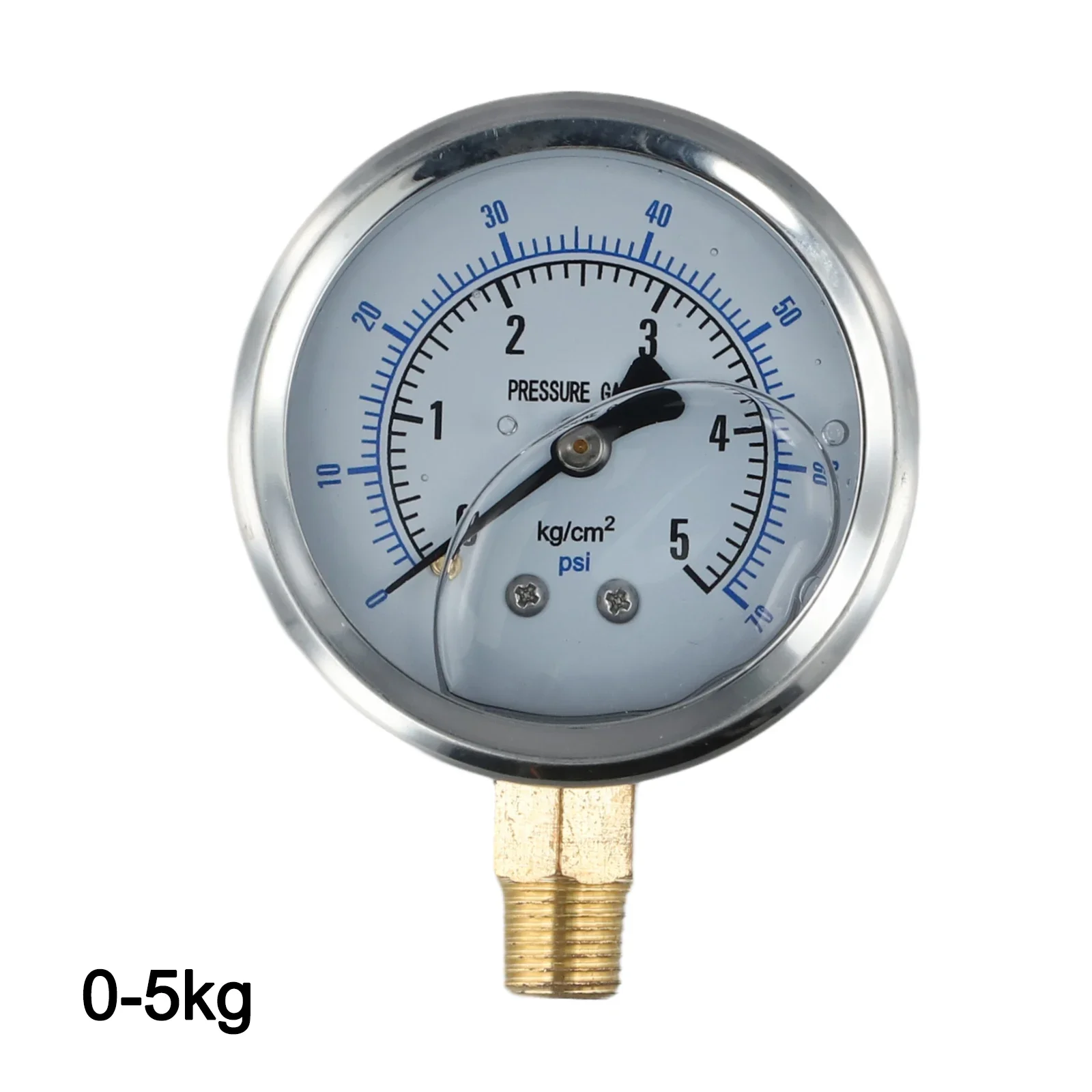 Cobre y acero inoxidable para calibre hidráulico YN60 construido para soportar condiciones duras que proporcionan lecturas precisas