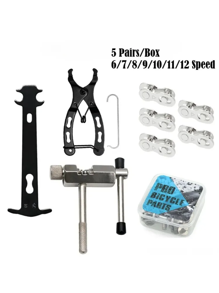 AliExpress Bicycle Repair Tool Kit Chain Wear Checker 6-11 Speed Bike Chain Breaker with Chain Link Plier for Road Mountain Bikes