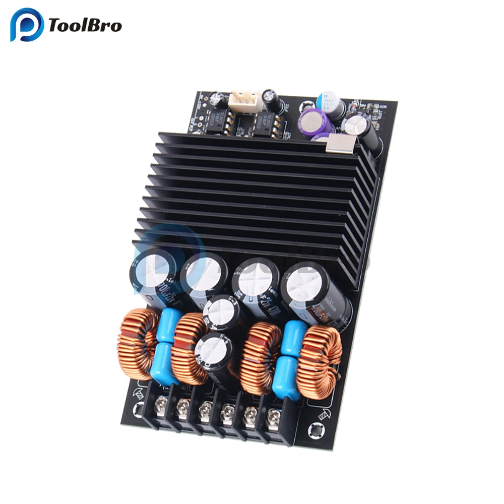 

TPA3255 Digital HiFi Power Amplifier Board DC 19-50V 300W+300W 2.0 Channel Stereo Audio Amp for Home Theater Speaker Subwoofer