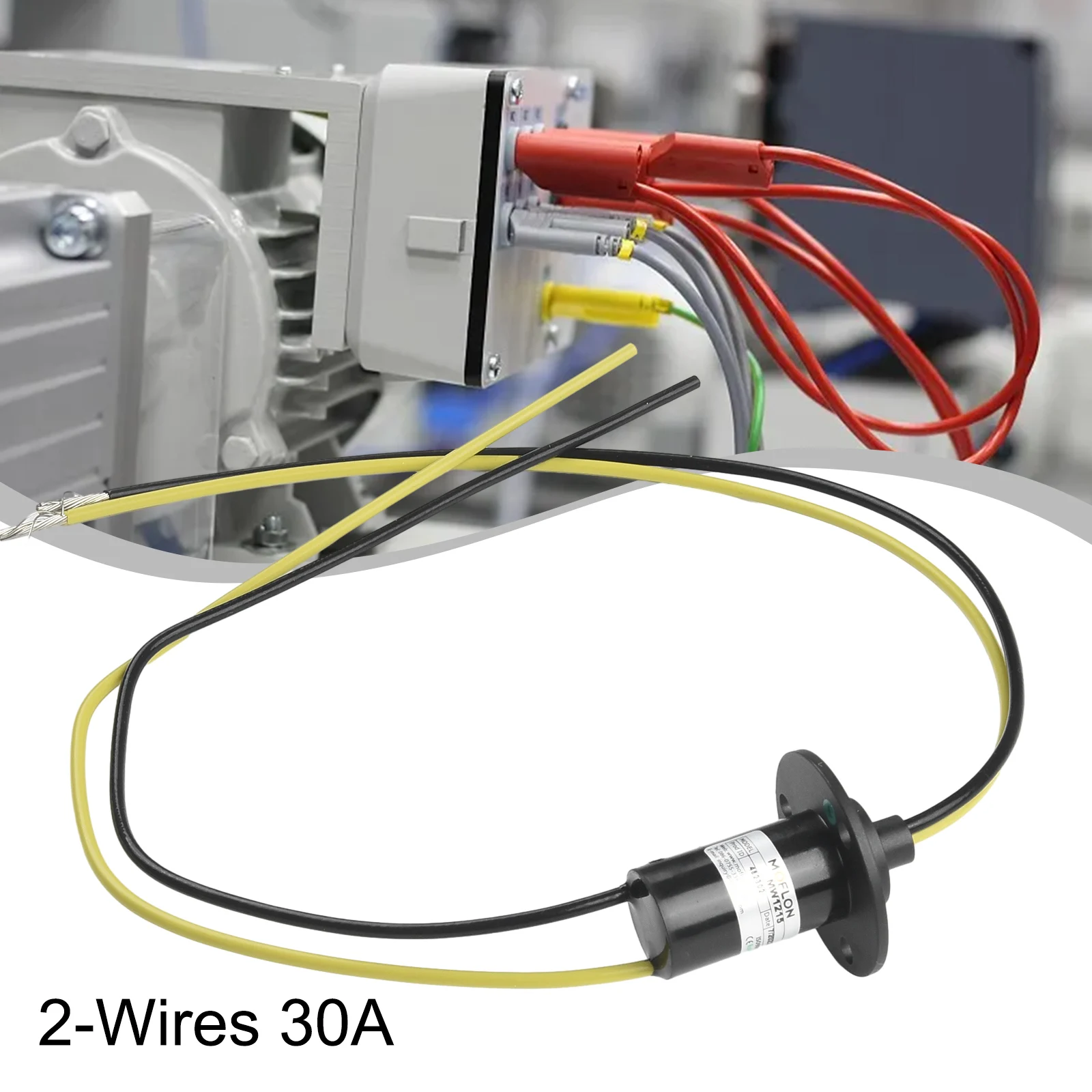 2-wire 30A Conductive Slip Ring 22mm Diameter Collector Ring Electrical Slip Ring Generator Slip Ring High Current