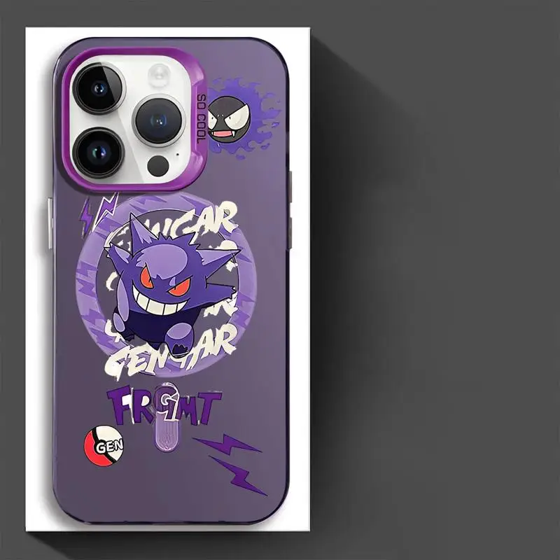 P-Pokemon G-Gengar Phone Case for Apple iPhone 15 Pro Max 13 14 Plus 12 11 Pro 8 7 plus XS MAX Matte