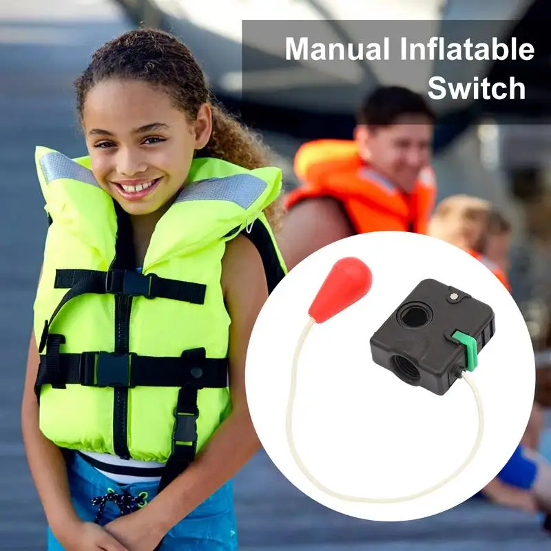 

Manual Inflation Pump Life Vest Manual Inflation Switches Safety Inflator Gadget Inflation Switches Inflator Device ﻿