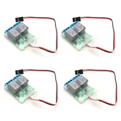 Dual Way Electronic PWM Relay Switch 1CH Servo Signal Input Buzzer Controller Support 5V Receiver for Remote Control Airplane