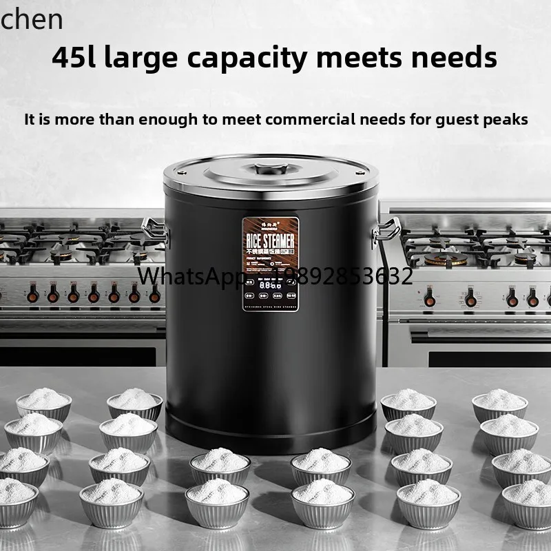 

automatic rice steamer bucket commercial large-capacity wooden bucket rice steamer artifact steamed rice