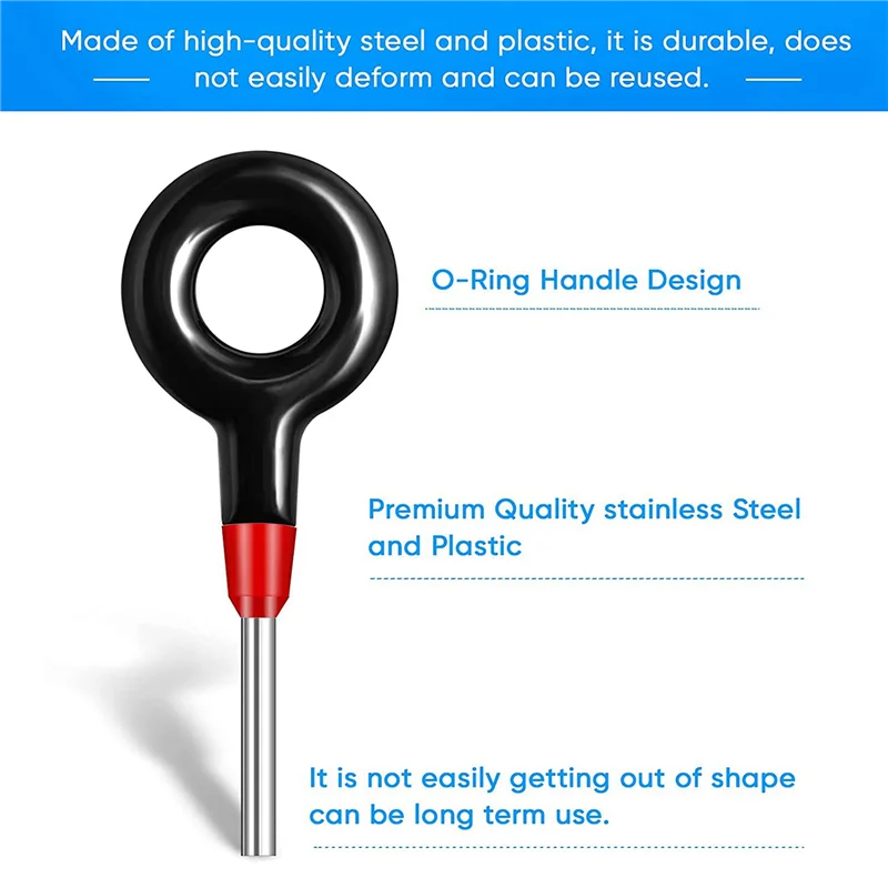 

246PCS Terminal Extractor Removal Kit Depinning Key Tool Set For Car Household Devices, Wire Connector Tool With Bag