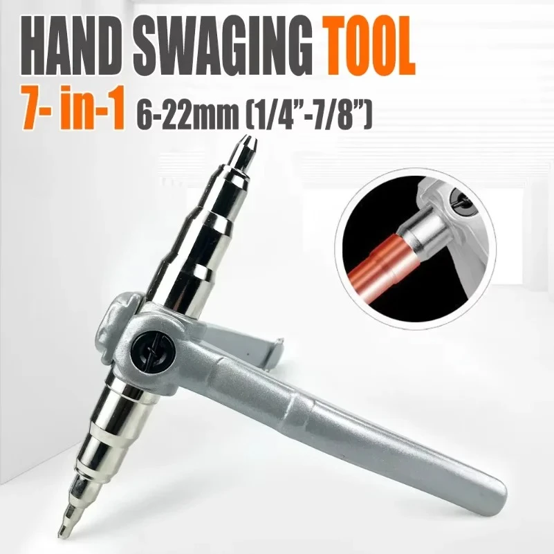 Manual Copper Tube Expander Tubing Cutter Hand Tool for Air Conditioner Refrigeration Repair Work Bullet Points