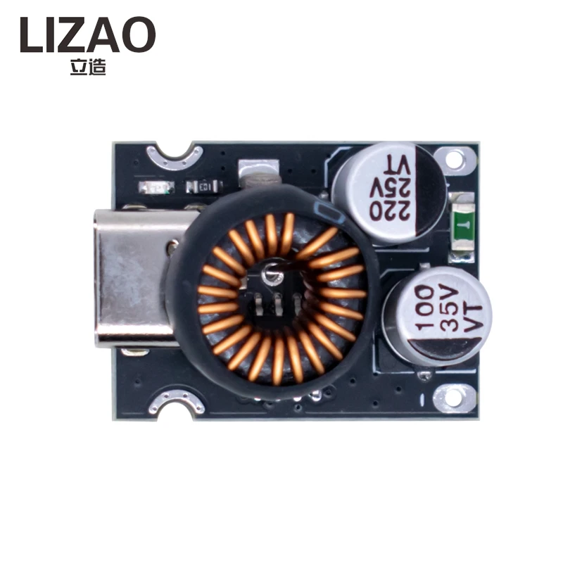DC12-30V Mini 65W PD Fast Charging Module, Multi-Protocol Type-C Board with PD2.0/PD3.1/PPS Support