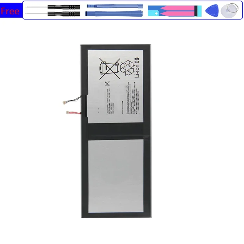 6000mAh Replacement Battery LIS2210ERPX LIS2210ERPC for Sony Xperia Z4 Tablet SGP712 SGP771 1291-0052