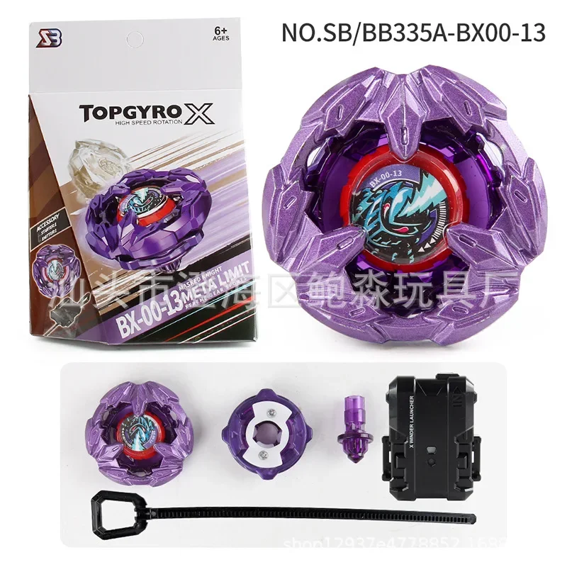 Burst Gyro X BX Heterochromatic Version Gyro Alloy Assembled Combat Gyro Toy with Launcher  Takara Tomy Beyblade Fusion Metal