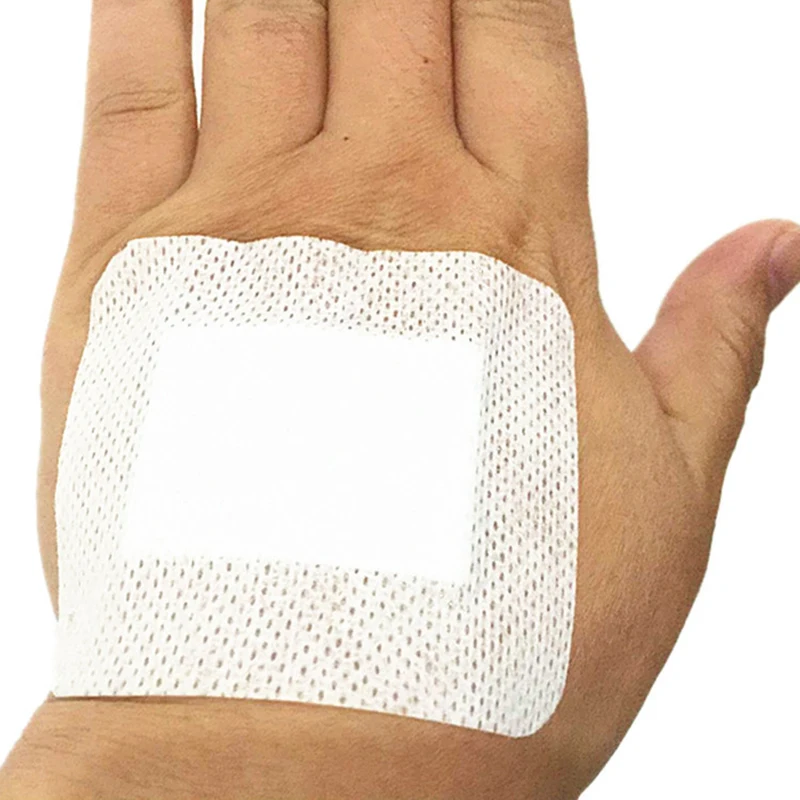 20Pcs 6x7cm 6x10cm Breathable Self-adhesive Wound Dressing Band Aid Bandage First Aid Wound Hemostasis