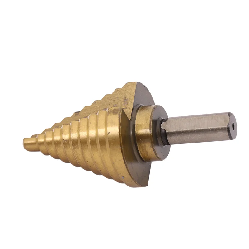 

AB42-3X Step Drill Cone Drill Bits, High Speed Steel 10 Steps 1/4 To 1-3/8 Inch