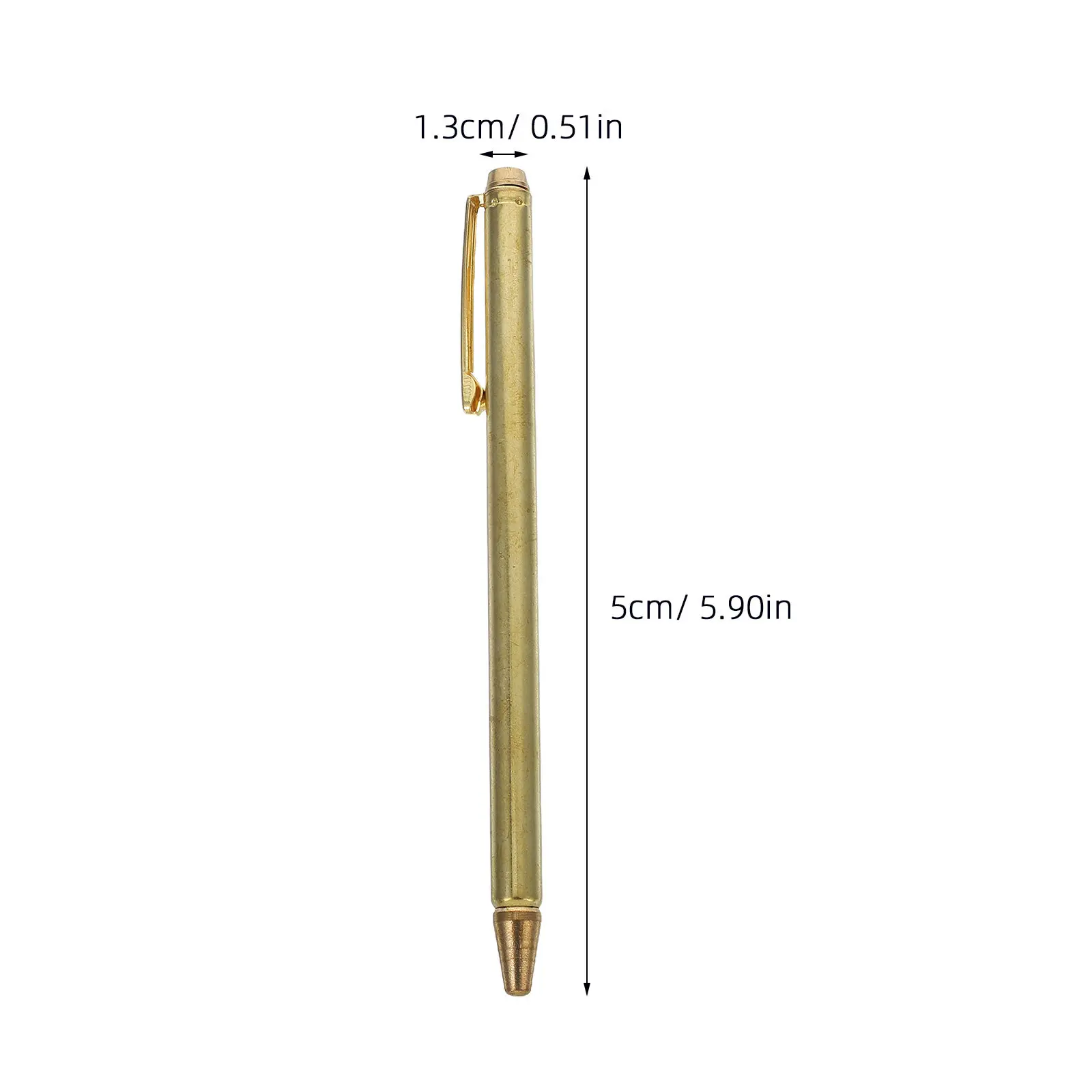 2Pcs Telescopic Copper Alloy Divining Rods Golden Metal Detection Rods for Water Dowsing Outdoor Portable Set Long Dowsing Rod