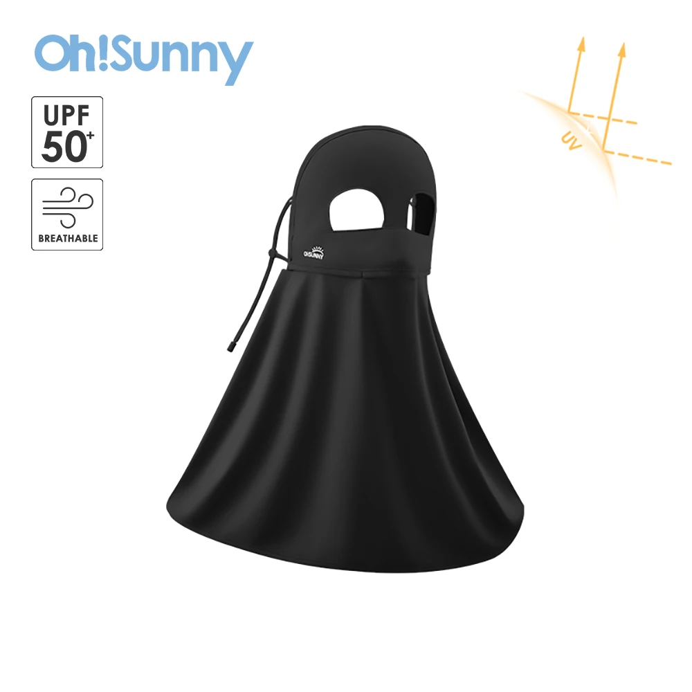 

OhSunny UV Mask 2024 Summer New Sun Protective Scarf Neck UPF2000+ Women Men Outdoors SunScreen Breathable Face Cover