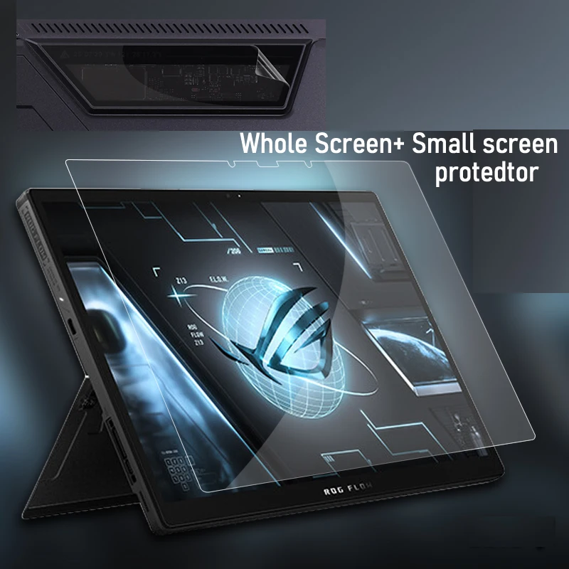 Anti Glare Scratch Cover Whole Screen + Small Screen Protector For  ASUS ROG Flow Z13 GZ301 GZ301v  2023