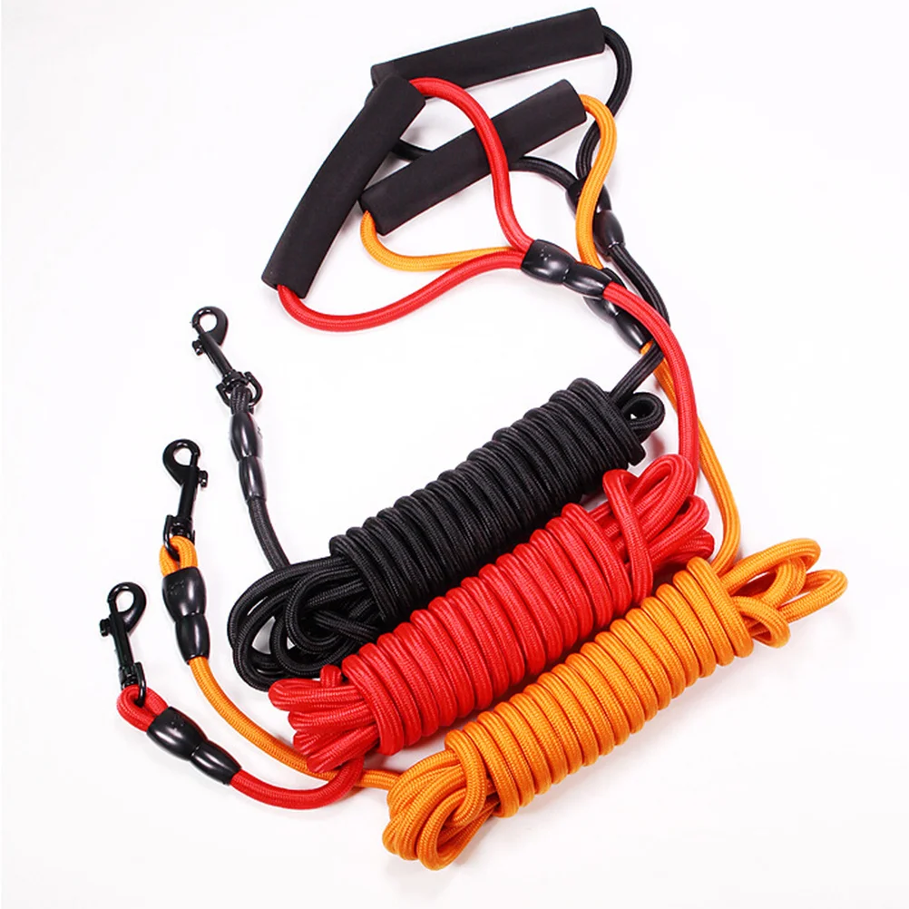 

Heavy Duty Dog Leash Red Comfortable Padded Handle Training Walking Leashes Medium Large Dogs Hiking Camping Outdoor Play