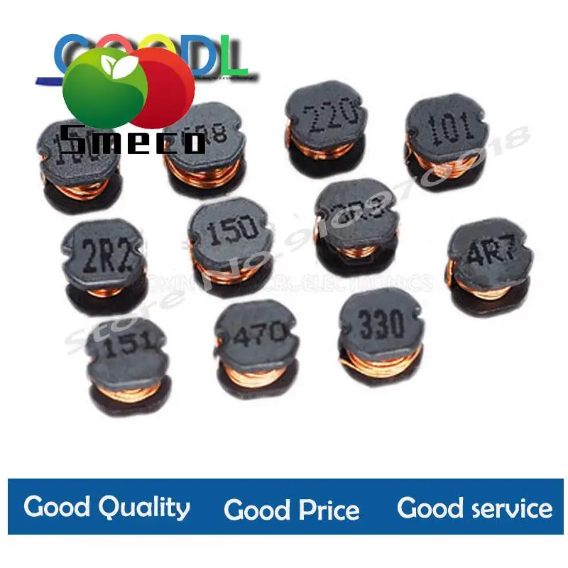 10ชิ้น CD54 indutância poder SMD 2.2UH 3.3UH 4.7UH 6.8UH 330UH 10UH 15UH 22UH 33UH 47UH 68UH 100UH 150UH 220UH 470UH