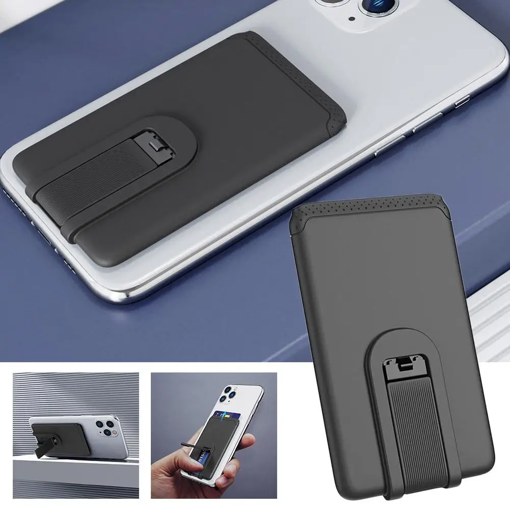 

Универсальный силиконовый держатель для карт телефона, чехол-кошелек для iPhone Samsung, автобус/ID, паста для банковской карты, наклейка на заднюю панель телефона, новинка 2025 года