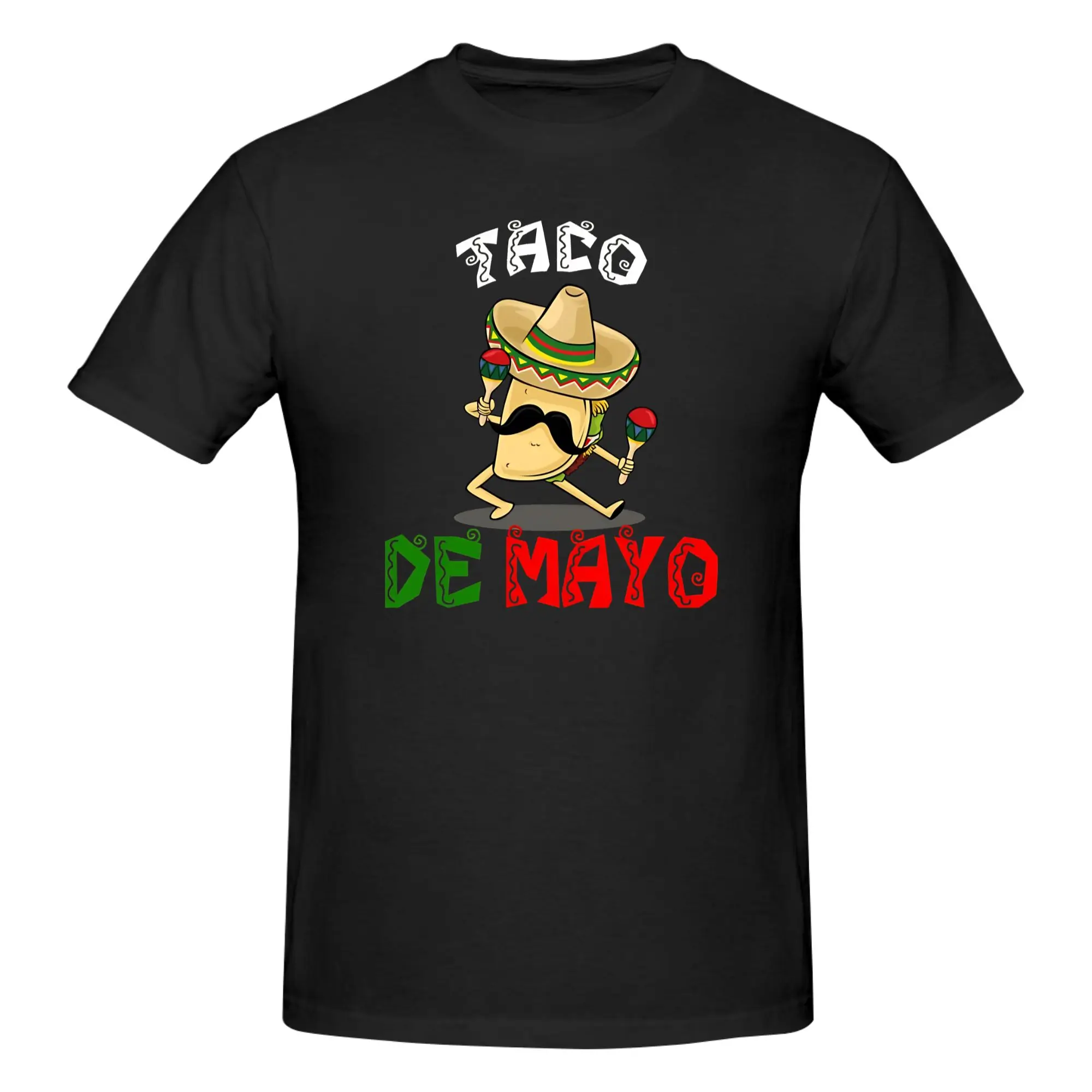 1 Piece Mexican Pride Funny Graphic 100% Cotton T-Shirt Cinco De Mayo Tops Tees For Men