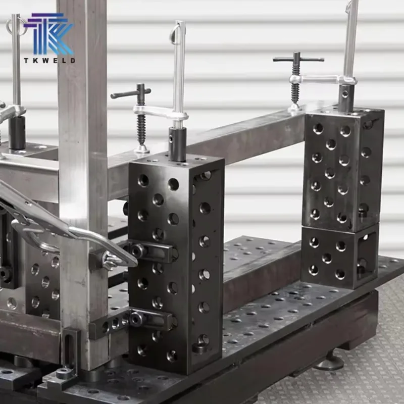 D16 D28 1000*1000*200mm Robot-Suitable 0.5mm Plasma Nitriding Welding Table 3D/2D New Product Type Soldering Stations