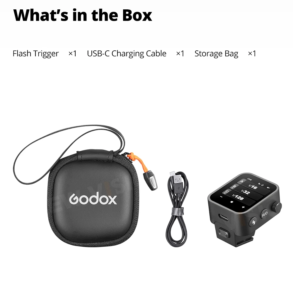 Godox X3 X3-C X3-N X3-S X3-F X3-O 2 4G Беспроводной триггер вспышки TTL HSS-передатчик с OLED-сенсорным экраном для Canon Nikon Sony и т. Фото №6