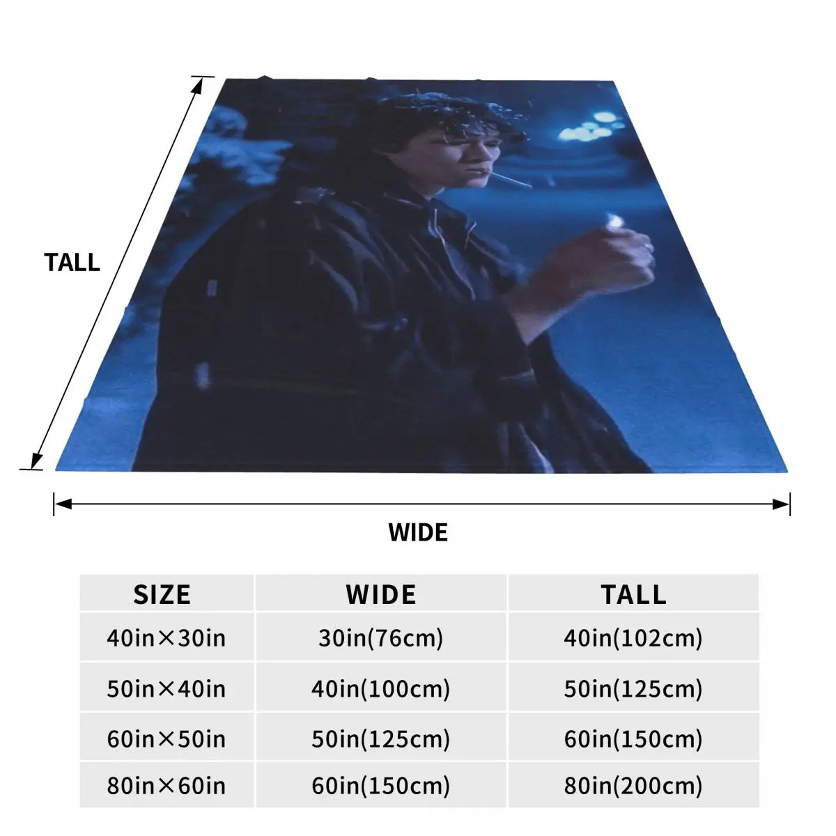Viktor Tsoi Russia Music Rock Band Kino Blanket Fleece Sofa Throw Blanket Breathable for Bedroom Outdoor Throws Bedspread Quilt