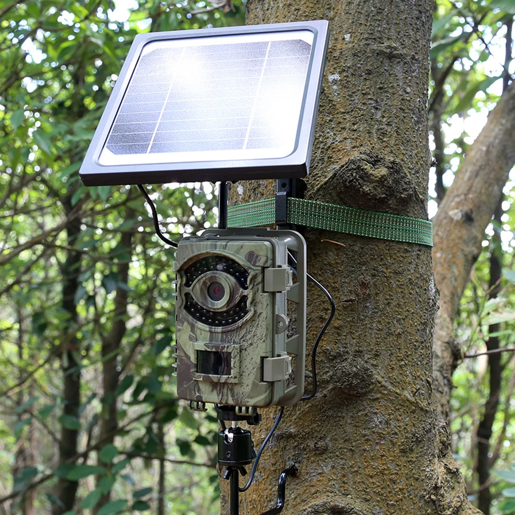 

360 Degree Rotating Camera Bracket Black Heavy Duty Mount for Outdoor Trail Game Cameras Adjustable Hanging Support Studio