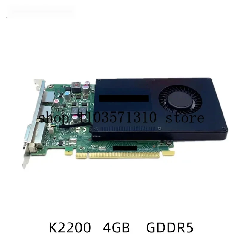 Original For NVIDIA Quadro K2200 4GB 640SP GDDR5 DisplayPort DVI Professional Graphics Card 100% Tested Fast Ship