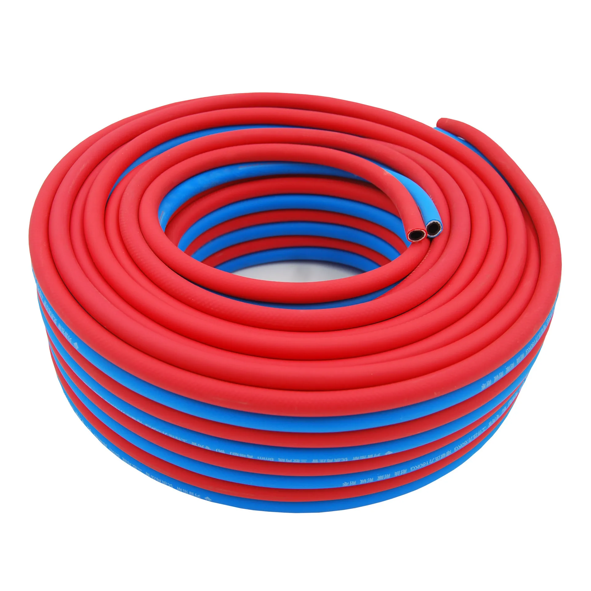 1/3/5M 8mm x 14mm 60 Bar High Blow Up Pressure Industrial Gas Welding tubing Braided Rubber Oxygen-acetylene Air Hose Red Blue