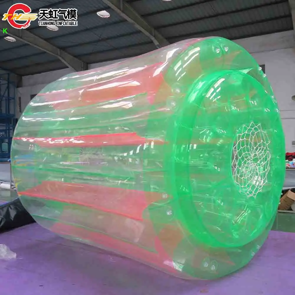 التجارية دائم 2 متر/2.5 متر العملاق نفخ عجلة المياه الأسطوانة حمام سباحة تعويم ألعاب المتداول الإنسان للحدائق المائية في الهواء الطلق