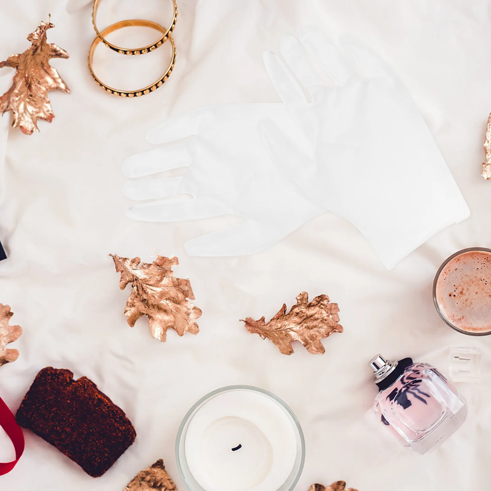 1 قطعة قفازات حماية المجوهرات القطن الأبيض قابلة لإعادة الاستخدام للتعامل مع العملات المعدنية فحص البستنة عرض أداة الصيانة