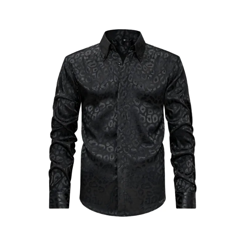 

Anti-wrinkle-free Shirt Men's Stretch Shirt Men's Casual Versatile Men's Printed Design Shirt