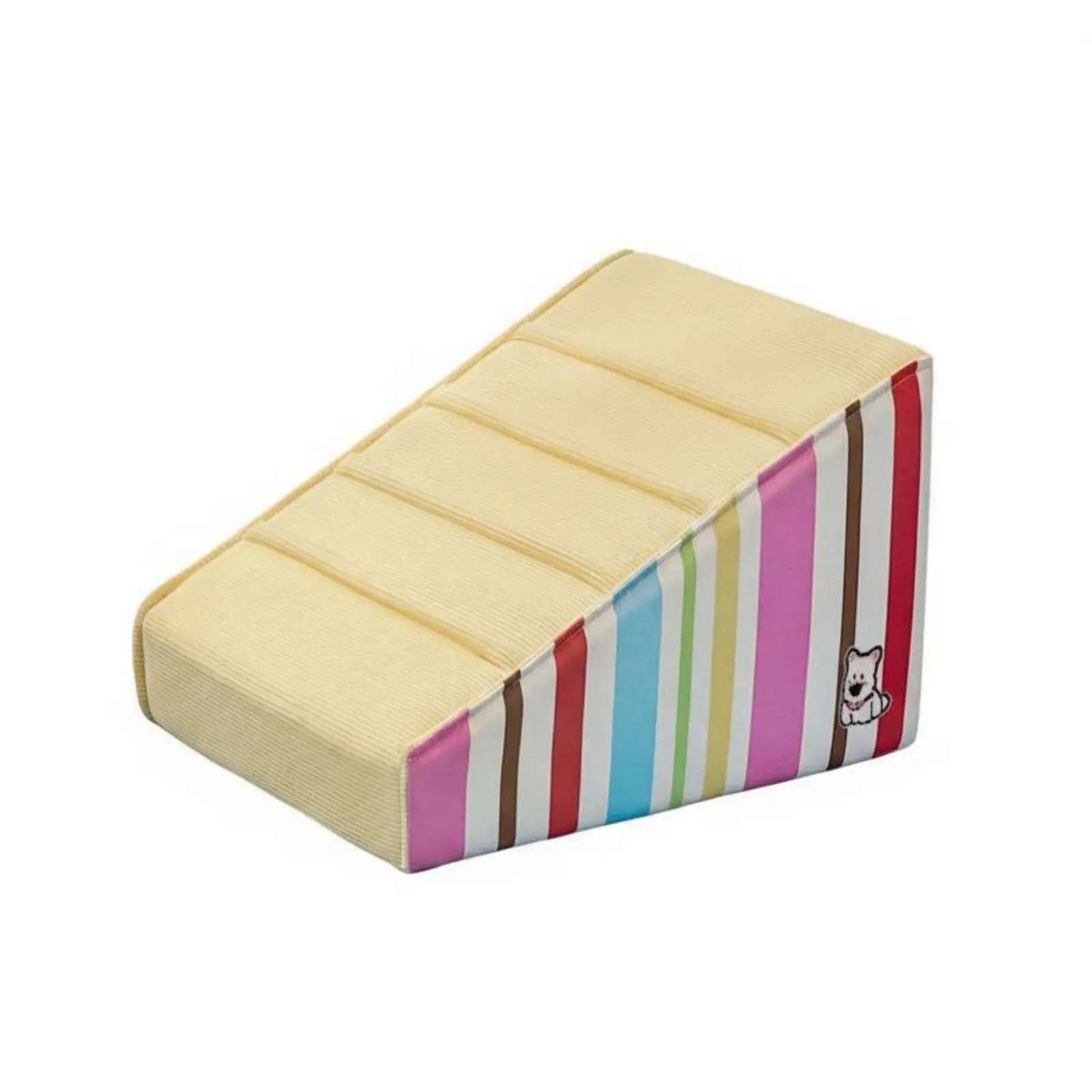Dog Stair Washable Foam Padding Pet Step Non-Slip Bottom High Bed Dog Stair for Small Dogs, Senior Pets, Sofa, Couch